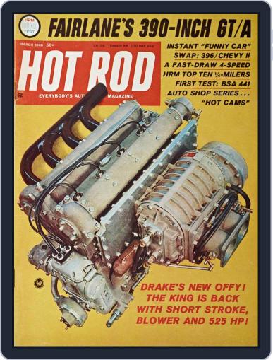 Hot Rod March 1st, 1966 Digital Back Issue Cover