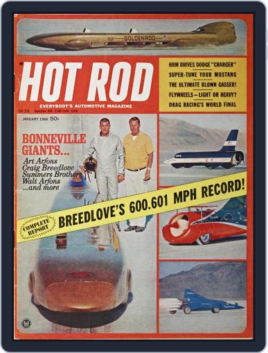 Hot Rod January 1st, 1966 Digital Back Issue Cover