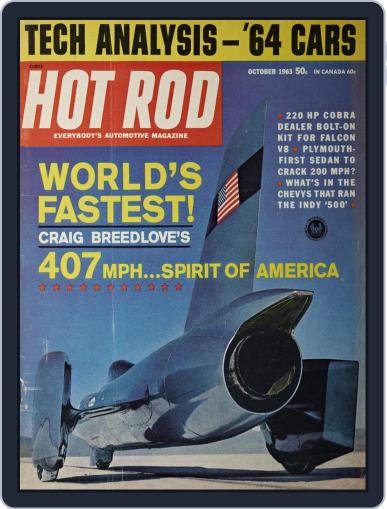 Hot Rod October 1st, 1963 Digital Back Issue Cover