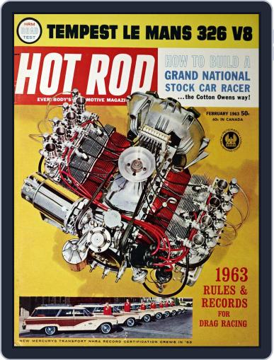 Hot Rod February 1st, 1963 Digital Back Issue Cover
