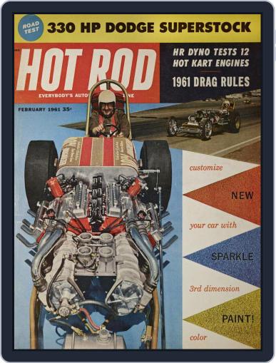 Hot Rod February 1st, 1961 Digital Back Issue Cover