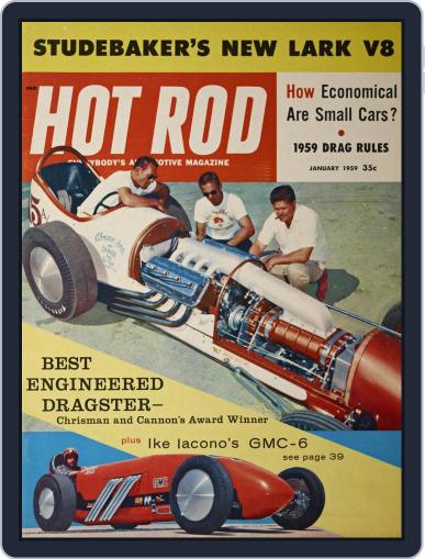 Hot Rod January 1st, 1959 Digital Back Issue Cover