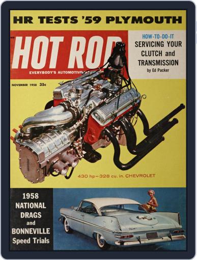 Hot Rod November 1st, 1958 Digital Back Issue Cover
