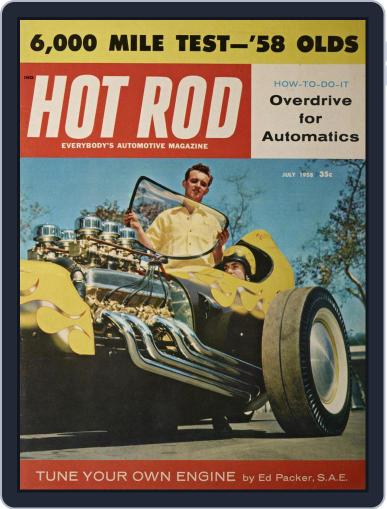 Hot Rod July 1st, 1958 Digital Back Issue Cover