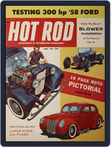 Hot Rod April 1st, 1958 Digital Back Issue Cover