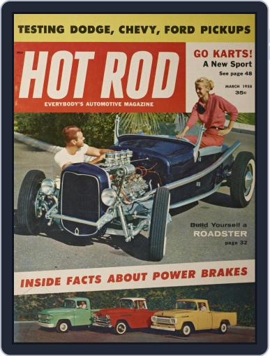 Hot Rod March 1st, 1958 Digital Back Issue Cover