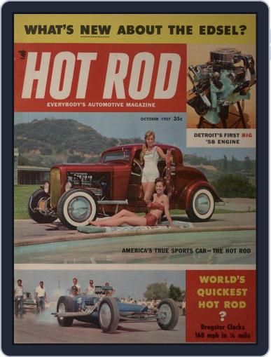 Hot Rod October 1st, 1957 Digital Back Issue Cover