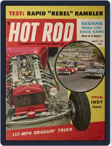 Hot Rod August 1st, 1957 Digital Back Issue Cover