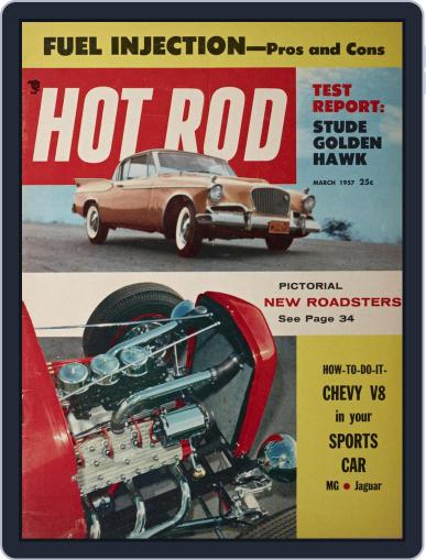 Hot Rod March 1st, 1957 Digital Back Issue Cover