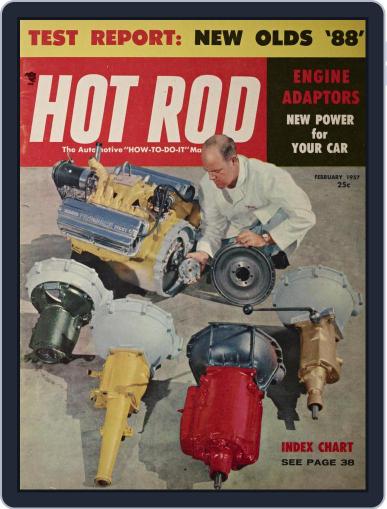Hot Rod February 1st, 1957 Digital Back Issue Cover