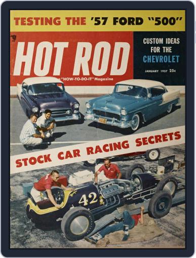 Hot Rod January 1st, 1957 Digital Back Issue Cover