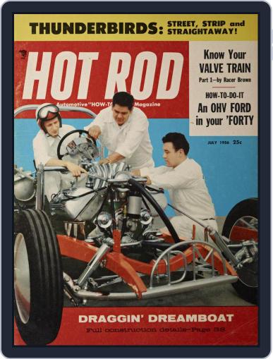 Hot Rod July 1st, 1956 Digital Back Issue Cover