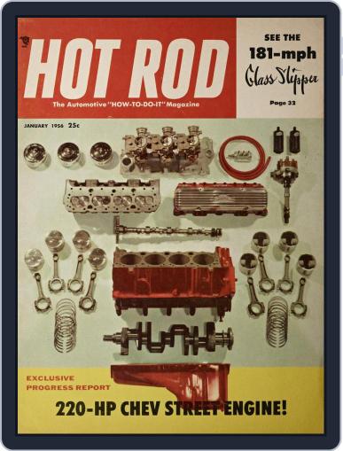 Hot Rod January 1st, 1956 Digital Back Issue Cover