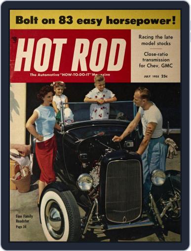 Hot Rod July 1st, 1955 Digital Back Issue Cover