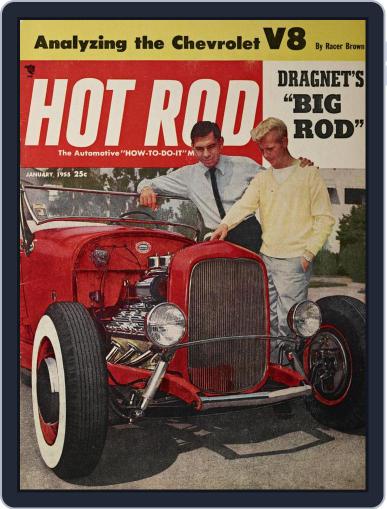 Hot Rod January 1st, 1955 Digital Back Issue Cover