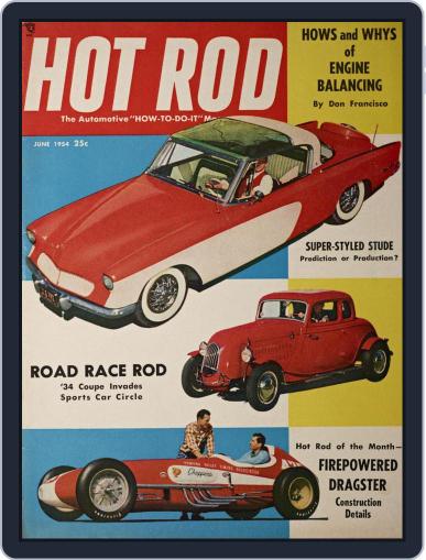 Hot Rod June 1st, 1954 Digital Back Issue Cover
