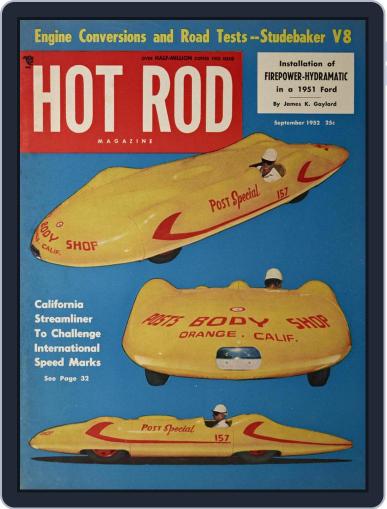 Hot Rod September 1st, 1952 Digital Back Issue Cover