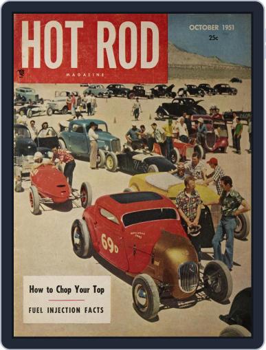 Hot Rod October 1st, 1951 Digital Back Issue Cover