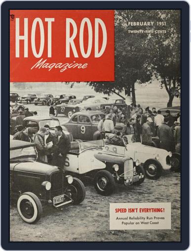 Hot Rod February 1st, 1951 Digital Back Issue Cover