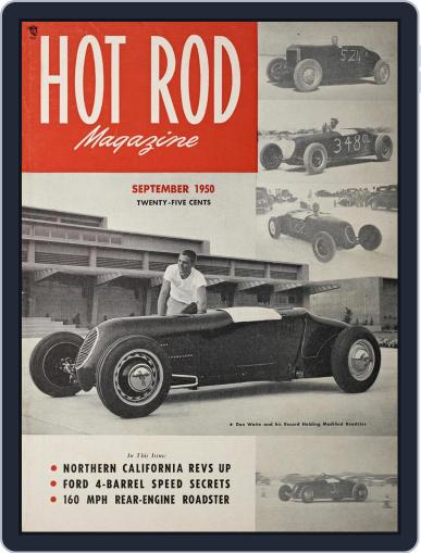 Hot Rod September 1st, 1950 Digital Back Issue Cover