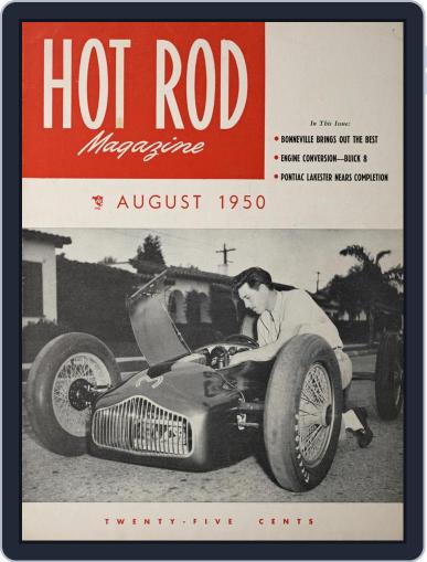 Hot Rod August 1st, 1950 Digital Back Issue Cover