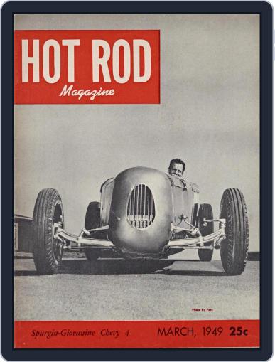 Hot Rod March 1st, 1949 Digital Back Issue Cover