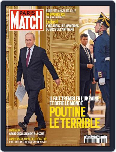 Paris Match October 13th, 2022 Digital Back Issue Cover