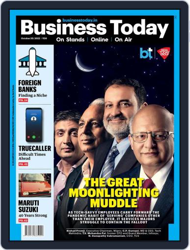 Business Today October 30th, 2022 Digital Back Issue Cover