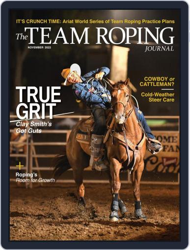 The Team Roping Journal November 1st, 2022 Digital Back Issue Cover