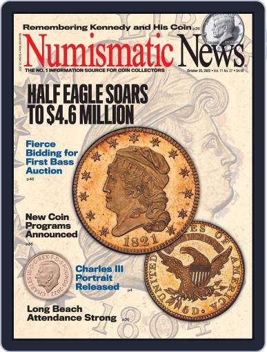 Numismatic News October 25th, 2022 Digital Back Issue Cover
