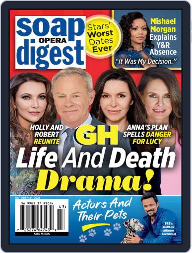 Soap Opera Digest October 24th, 2022 Digital Back Issue Cover