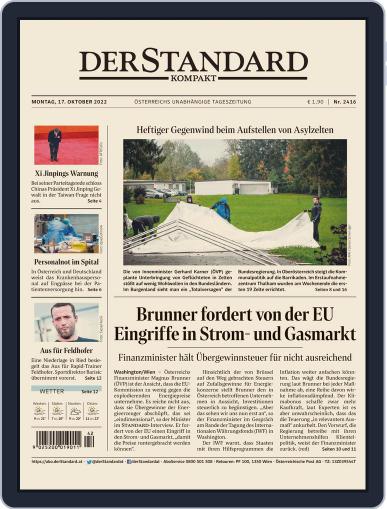 STANDARD Kompakt October 16th, 2022 Digital Back Issue Cover