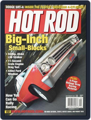 Hot Rod September 1st, 2003 Digital Back Issue Cover