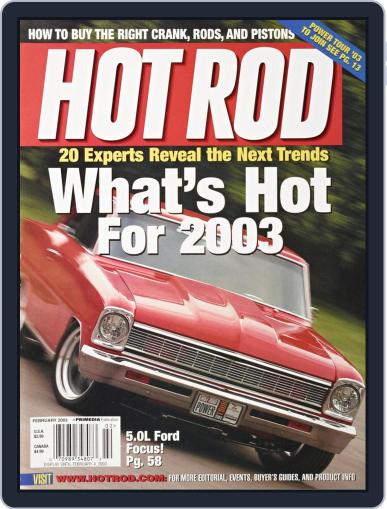 Hot Rod February 1st, 2003 Digital Back Issue Cover