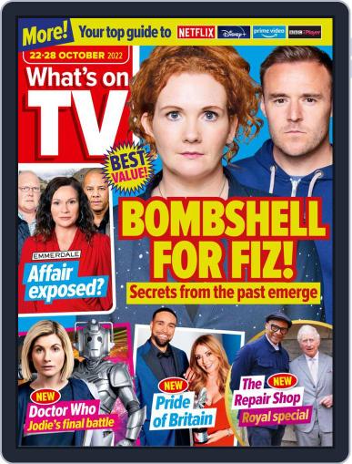 What's on TV October 22nd, 2022 Digital Back Issue Cover
