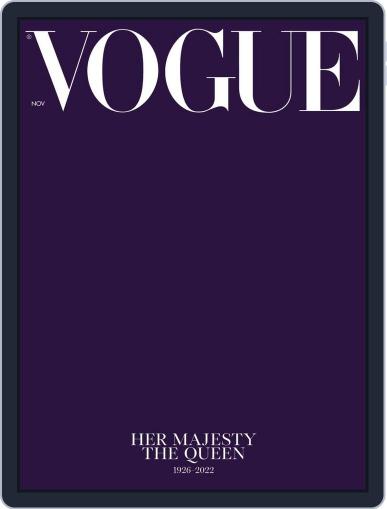 British Vogue November 1st, 2022 Digital Back Issue Cover