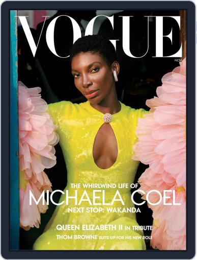 Vogue November 1st, 2022 Digital Back Issue Cover