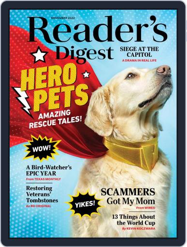 Reader's Digest November 1st, 2022 Digital Back Issue Cover