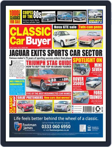 Classic Car Buyer October 19th, 2022 Digital Back Issue Cover