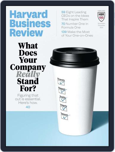 Harvard Business Review November 1st, 2022 Digital Back Issue Cover