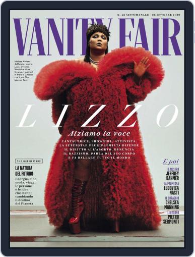 Vanity Fair Italia October 26th, 2022 Digital Back Issue Cover
