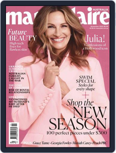 Marie Claire Australia November 1st, 2022 Digital Back Issue Cover