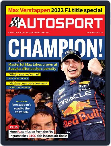 Autosport October 13th, 2022 Digital Back Issue Cover