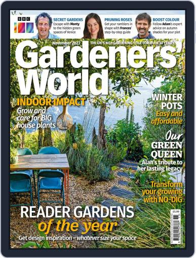 BBC Gardeners' World November 1st, 2022 Digital Back Issue Cover