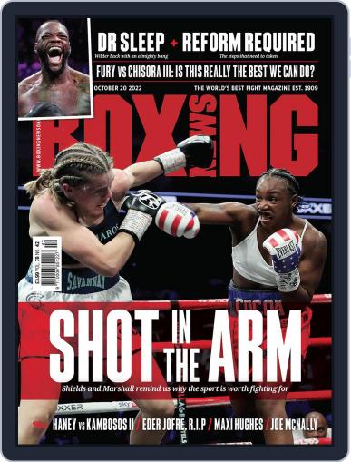 Boxing News October 20th, 2022 Digital Back Issue Cover