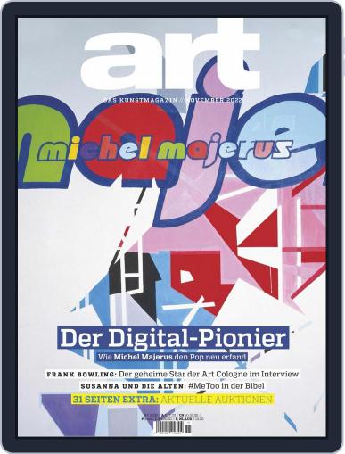 art Magazin November 1st, 2022 Digital Back Issue Cover