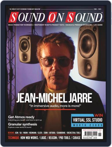 Sound On Sound UK November 1st, 2022 Digital Back Issue Cover