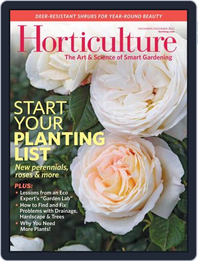 Horticulture November 1st, 2022 Digital Back Issue Cover