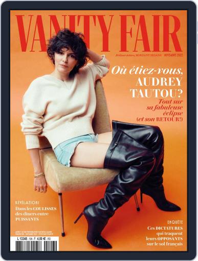 Vanity Fair France November 1st, 2022 Digital Back Issue Cover