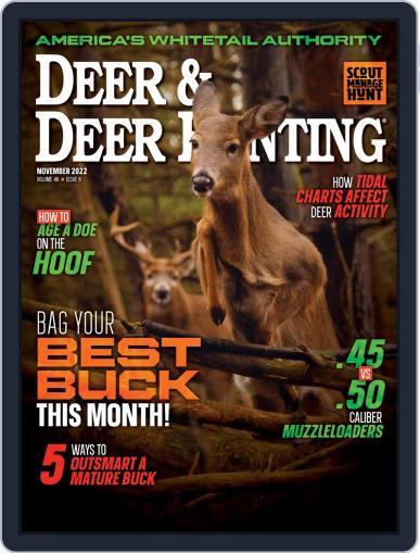 Deer & Deer Hunting November 1st, 2022 Digital Back Issue Cover